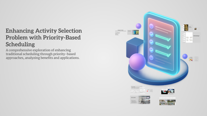 Enhancing Activity Selection Problem with Priority-Based Scheduling by ...