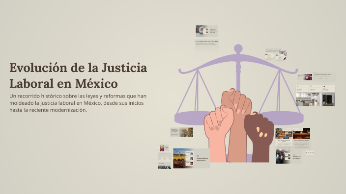 Evolución de la Justicia Laboral en México by Ramírez on Prezi