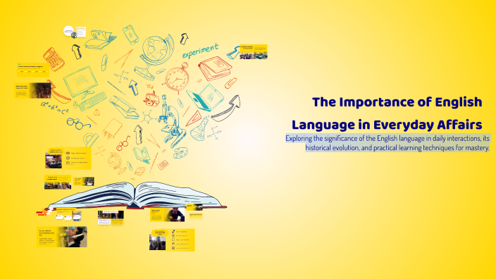 The Importance of English Language in Everyday Affairs by Danial Zaidi ...