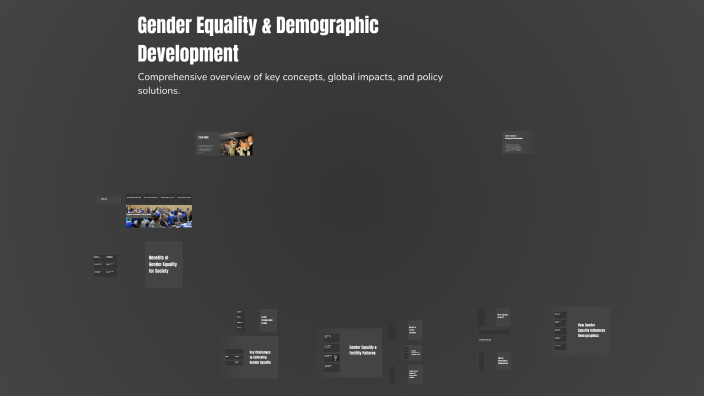 Gender Equality & Demographic Development by Edmar B on Prezi