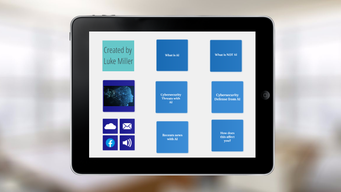 Cybersecurity and AI by Luke Miller on Prezi