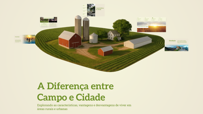 A Diferença entre Campo e Cidade by Aparecida Araujo on Prezi