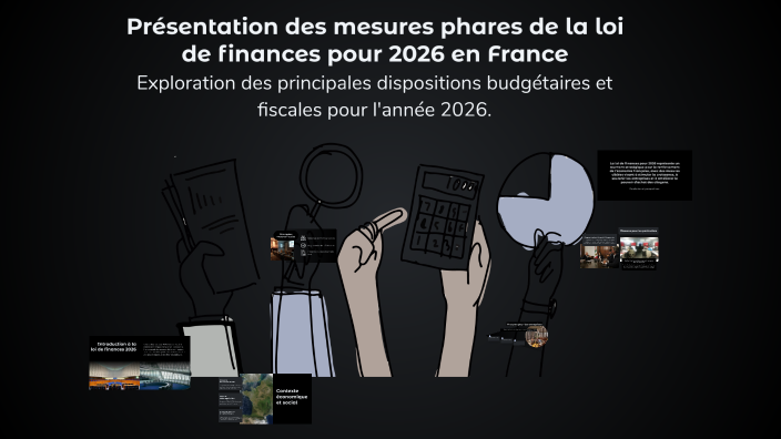 Présentation des mesures phares de la loi de finances pour 2026 en ...