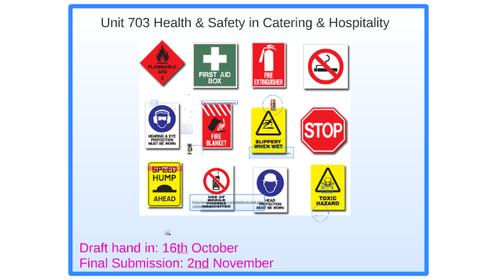 assignment 703 health and safety in catering and hospitality