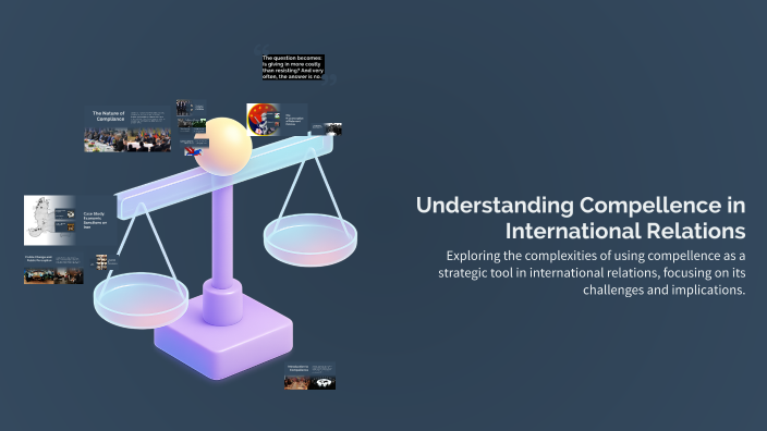 Understanding Compellence in International Relations by Laura ...