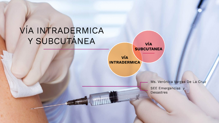 VÍA INTRADERMICA Y SUBCUTÁNEA by VERONICA VARGAS on Prezi