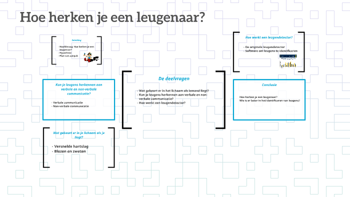 Hoe herken je een leugenaar? by Martien van Liefland on Prezi