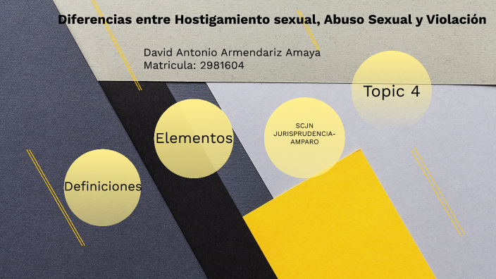 Diferencias Delitos Sexuales by David Armendariz on Prezi