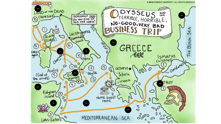 Odyssey Joruney Map by Nicolle Ivic