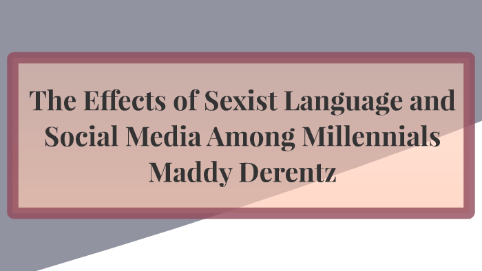 sexist language in the media