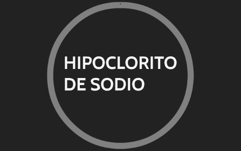 HIPOCLORITO DE SODIO by Santiago Lavín Lozano