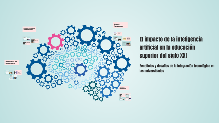El impacto de la inteligencia artificial en la educación superior del ...