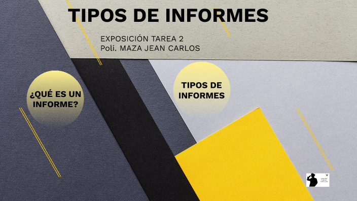 TIPOS DE INFORMES. By Carlos Andrade On Prezi