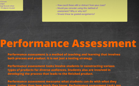 Performance Assessment by Charlotte Mann on Prezi