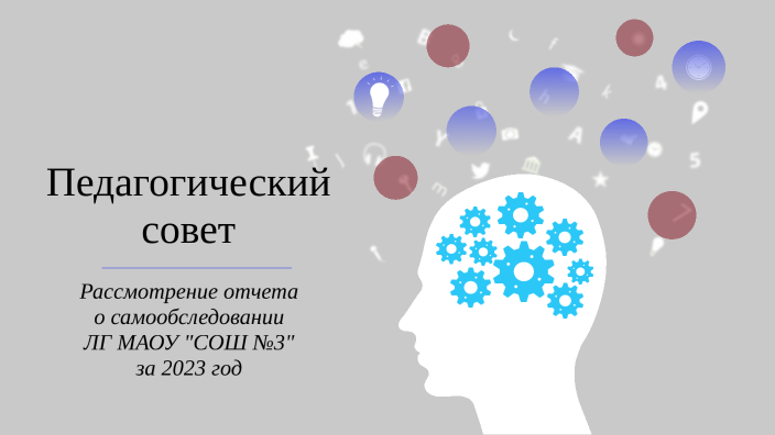 Педагогический совет _Отчет о самообследовании за 2023 год by Клена ...