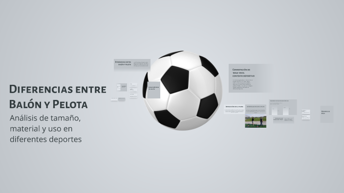 Diferencias entre Balón y Pelota by Giovanni Dominguez on Prezi