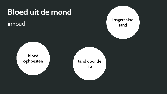 Bloed uit de mond by . . on Prezi