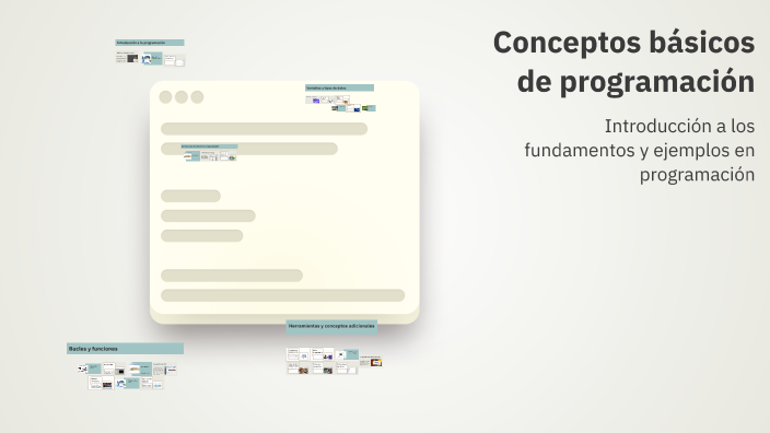 Conceptos básicos de programación by Sonia Lopez on Prezi