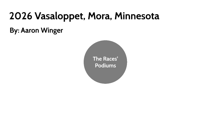 2026 Vasaloppet, Mora, Minnesota by Aaron Winger on Prezi