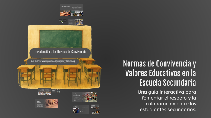 Normas de Convivencia y Valores Educativos en la Escuela Secundaria by ...