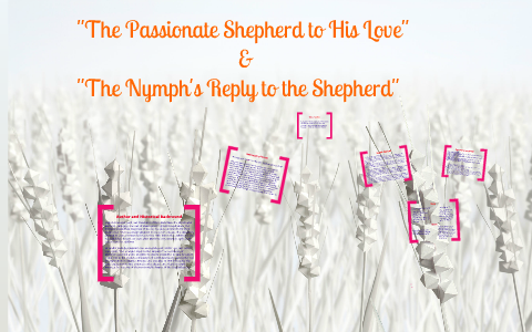 poem the passionate shepherd to his love