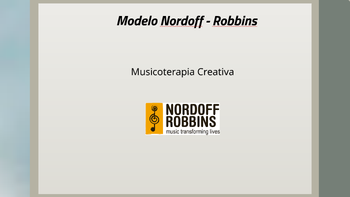 Modelo Nordoff - Robbins by paulette alvarado