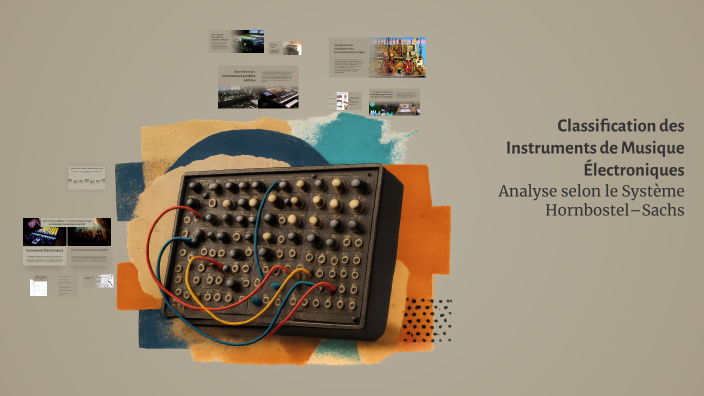 Classification des Instruments de Musique Électroniques by Nour Cherif ...