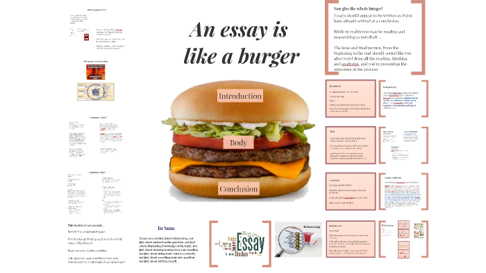 essay about burger