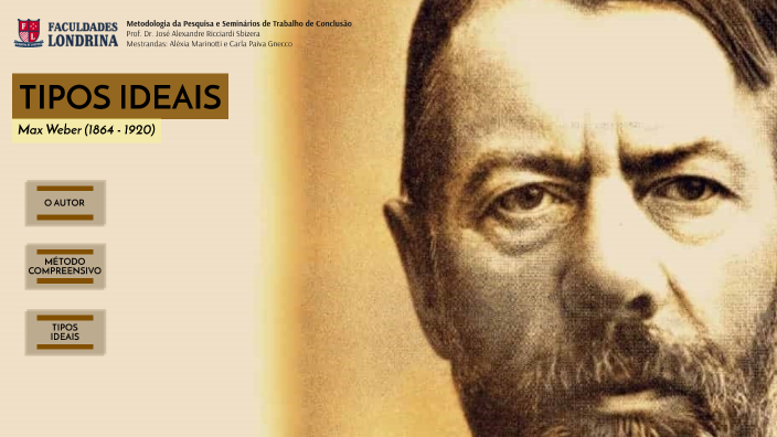 Método compreensivo e tipos Ideais - Max Weber by Aléxia Marinotti on Prezi