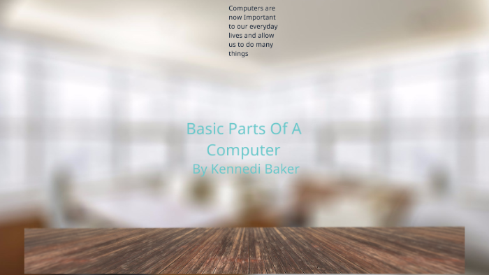 Basic Parts of a Computer System by Kennedi Baker on Prezi