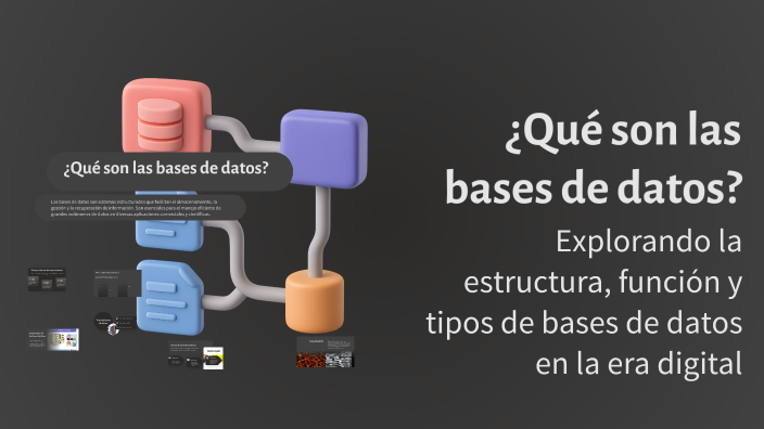 ¿Qué son las bases de datos? by Daniel Romero on Prezi