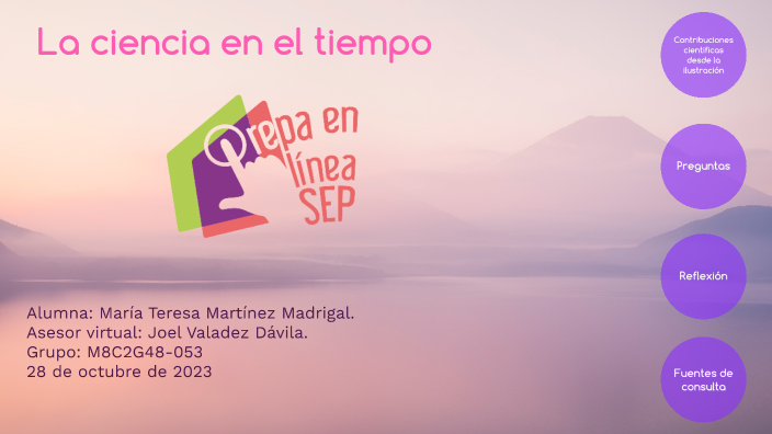 La ciencia en el tiempo by María Teresa Martínez Madrigal on Prezi