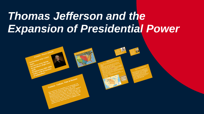 Thomas Jefferson and the Expansion of Presidential Power by Owen Ovbiebo