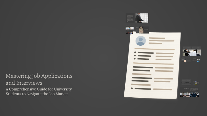 Mastering Job Applications and Interviews by Nabil Mansori on Prezi