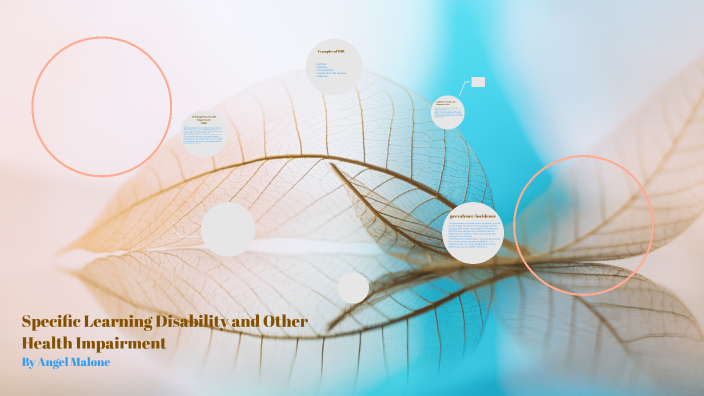 Specific Learning Disability and Other Health Impairment by angel ...