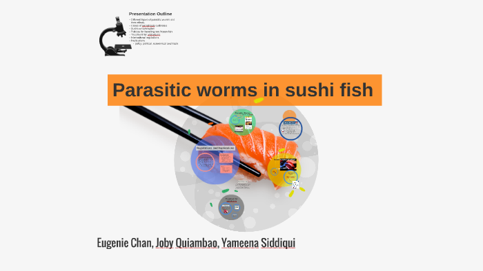 Parasitic Worms In Sushi Fish By