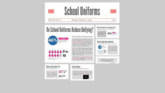 how do uniforms prevent bullying
