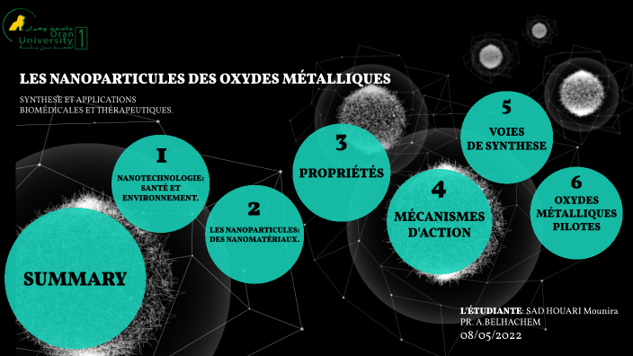 LES NANOPARTICULES DES OXYDES MÉTALLIQUES by moon saad