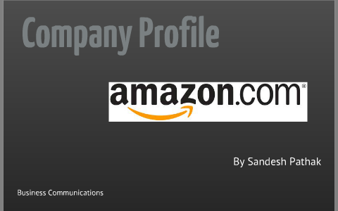 Amazon company profile by Sandesh Pathak