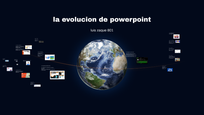 la evolucion de powerpoint by luis on Prezi