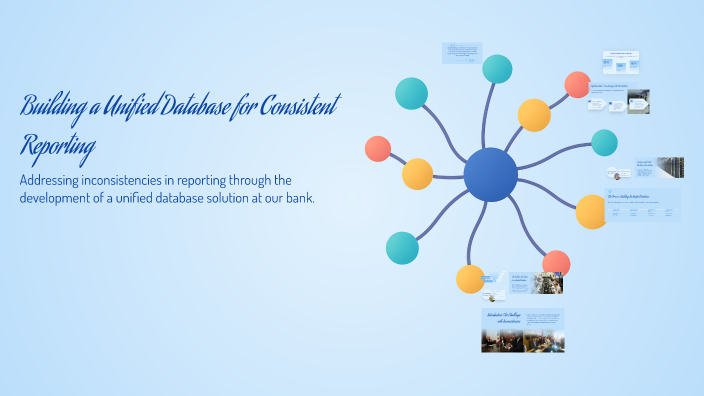Building a Unified Database for Consistent Reporting by ahmed amr on Prezi