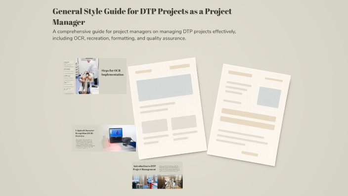 General Style Guide for DTP Projects as a Project Manager by Nouran ...
