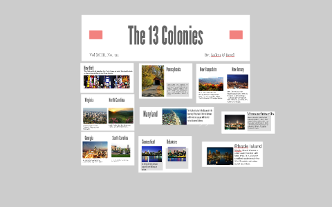 The 13 Colonies by Jaden Jayel on Prezi