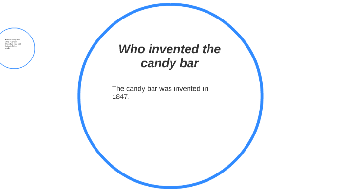 Who invented the candy bar by micah bo on Prezi