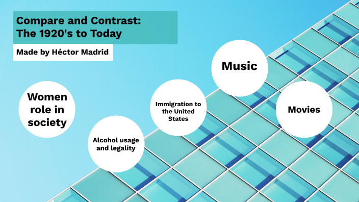compare and contrast 1920s and 1930s essay