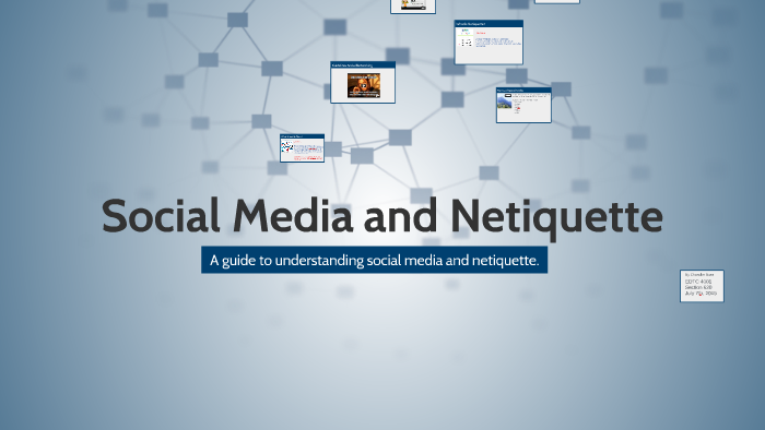 social media netiquette essay