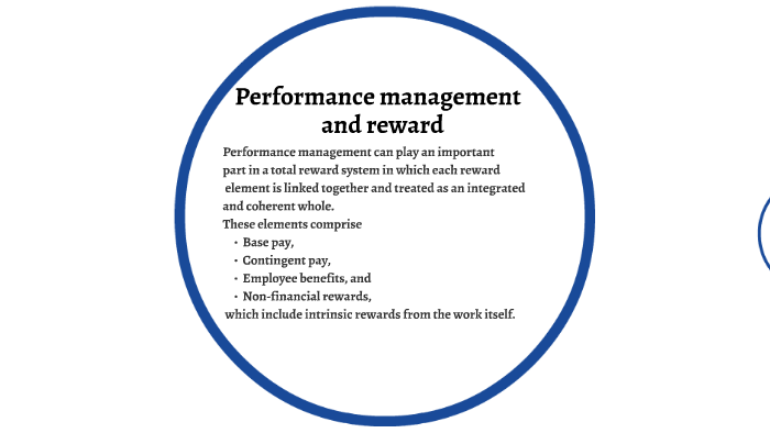Performance management can play an important part in a total by zakia ...