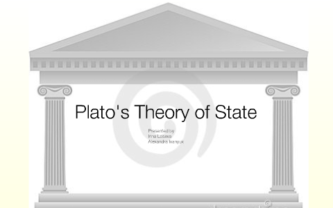 plato's theory of state