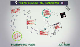 Surah Makiyah Dan Madaniyah Yileyyem Pahca