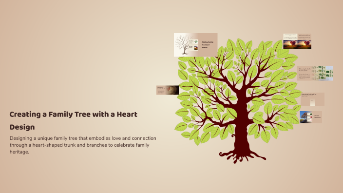 Creating a Family Tree with a Heart Design by Olivia Armstrong on Prezi